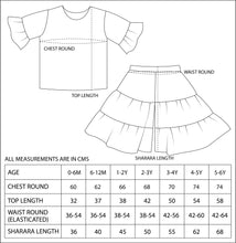 Load image into Gallery viewer, Yellow And Teal Kurta and Sharara Set