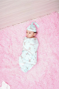 Baby Swaddle Blanket and Cap Set- PolarStag