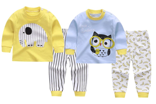 Little Elle and Mr. Owl Baby and Toddler Pyjama Set of 2