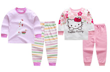 Load image into Gallery viewer, Baby Swan and Hello Kitty Baby and Toddler Pyjama Set of 2