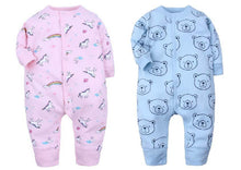 Load image into Gallery viewer, Baby Romper- Pink Unicorn - Teddy bear