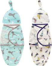 Load image into Gallery viewer, Baby Swaddle Combo- PolarStag &amp; Feather Fluff