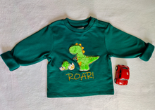 Load image into Gallery viewer, Fleeced Lined Winter Sweatshirt Combo - Roar the Dinosaur - Cool Dude - Pirate Whale
