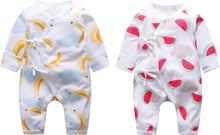 Load image into Gallery viewer, Infant Romper Combo-Baby Banana &amp; Sweet as a Pear [Jabla Style]