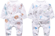 Load image into Gallery viewer, Infant Romper Combo- Teddy &amp; Happy Elephant [Jabla Style]