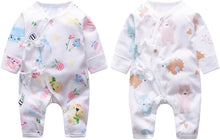 Load image into Gallery viewer, Infant Romper Combo- Teddy &amp; Sweet Kitty [Jabla Style]