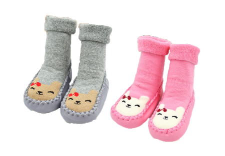 Socks with a Soul Combo - Tom Tom Grey & Tom Tom Pink