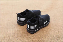 Load image into Gallery viewer, Black LED Velcro Shoes