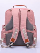Load image into Gallery viewer, Pretty in Pink Diaper Bag (Two Front Pockets)