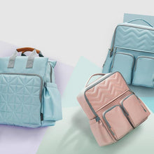 Load image into Gallery viewer, Pretty in Pink Diaper Bag (Two Front Pockets)
