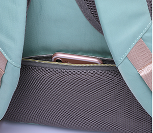 Blue Green Diaper Bag- Multi purpose