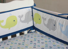 Load image into Gallery viewer, Baby Whale - Baby Bumper Set