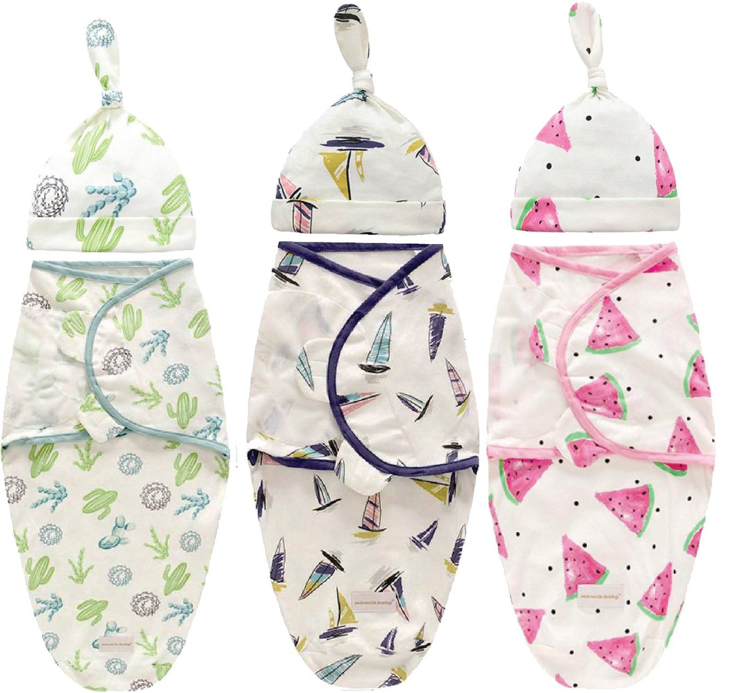 Baby Swaddle Combo - NatureMe-Coco Melon-Feather Fluff