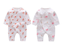 Load image into Gallery viewer, Set of 2 Rompers Jabla Style- Jungle Bear and Fruit Punch