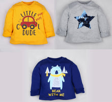 Load image into Gallery viewer, Fleeced Lined Winter Sweatshirt Combo - Star, Dude and Bear