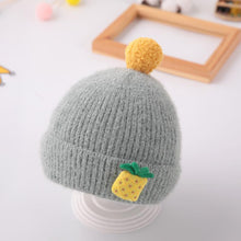 Load image into Gallery viewer, Pom Pom Baby Winter Cap - Grey