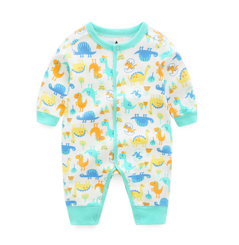 Baby Romper- Dinosaur Print