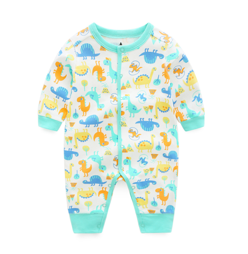 Baby Romper- Dinosaur Print