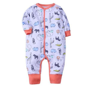 Baby Romper- I Love Animals