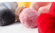 Load image into Gallery viewer, Mickey Woolen Baby Winter Cap With Muffler - Pink