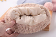 Load image into Gallery viewer, Pom Pom Baby Winter Cap - Grapes