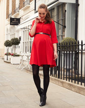 Load image into Gallery viewer, Formal Red Maternity Dress