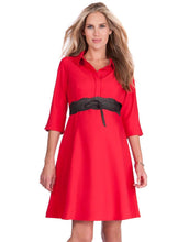 Load image into Gallery viewer, Formal Red Maternity Dress
