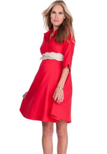 Load image into Gallery viewer, Formal Red Maternity Dress
