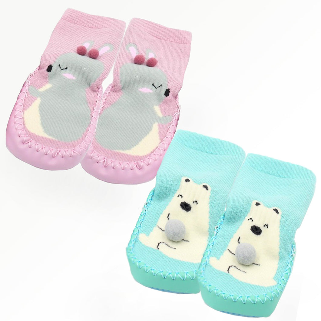 Socks with a Soul Combo - Baby Polar Bear & Sweet Bunnies