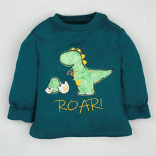 Load image into Gallery viewer, Fleeced Lined Winter Sweatshirt- Roar the Dinosaur