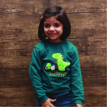 Load image into Gallery viewer, Fleeced Lined Winter Sweatshirt Combo - Roar the Dinosaur - Cool Dude - Pirate Whale - I am a Star