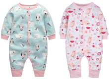 Load image into Gallery viewer, Set of 2 Baby Rompers - My Little Penguin &amp; Tweety Bird