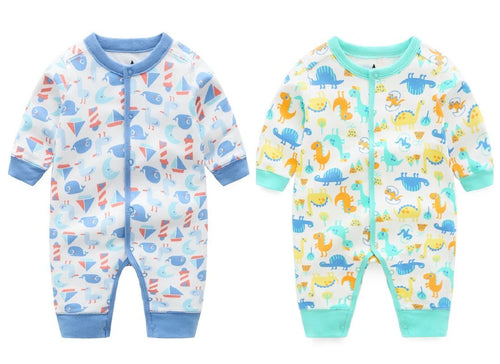 Set of 2 Baby Rompers - Ahoy Sailor & Sweet-o-Saurus