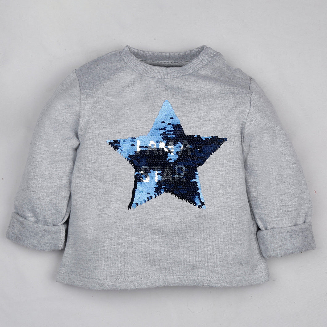 Fleeced Lined Winter Sweatshirt- I am a Star